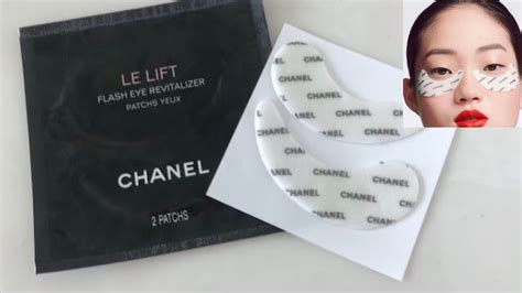 eye pads chanel|Chanel eye revitalizer.